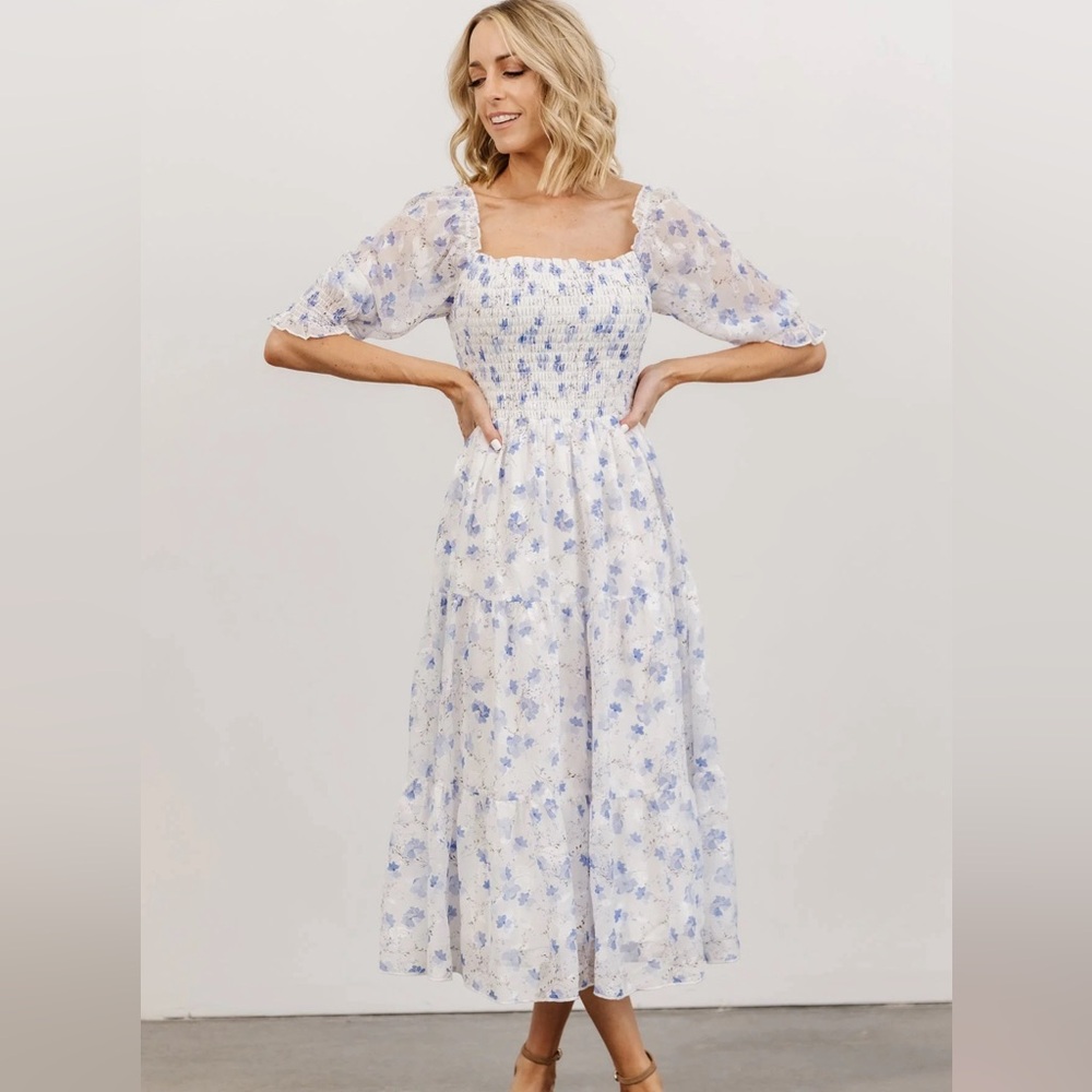 Baltic Born Fabian Jacquard Midi Dress